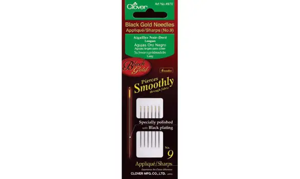 Clover Appliquer black gold N°10