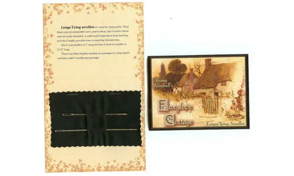 Foxglove Carte d'aiguilles à matelasser