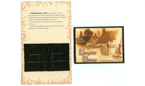 Foxglove Carte d'aiguiles à batir