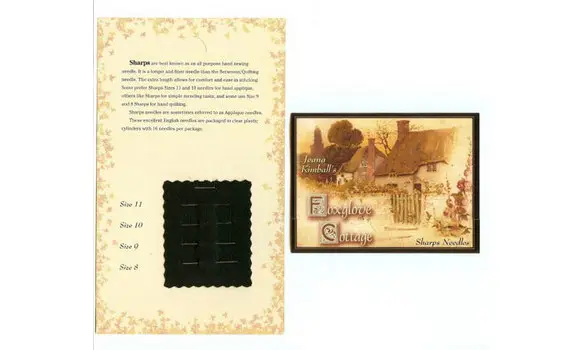 Carte d'aiguilles à coudre