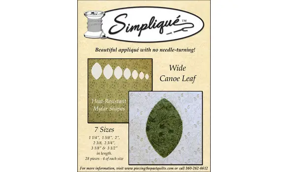 Feuilles Canoé larges