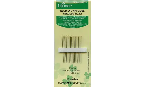 Clover Appliquer chas doré n°10