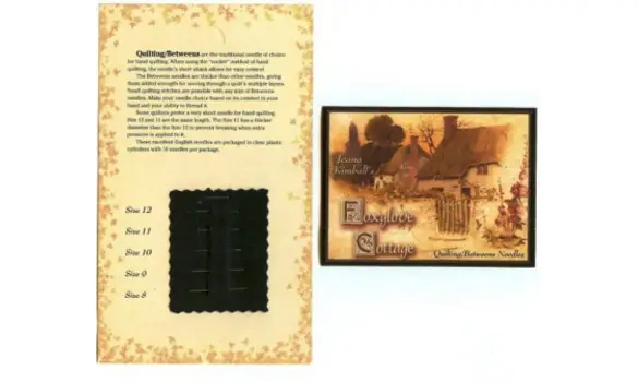 Foxglove Carte aiguilles à quilter