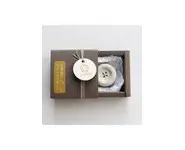 Bouton magnétique gris